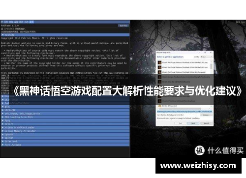 《黑神话悟空游戏配置大解析性能要求与优化建议》